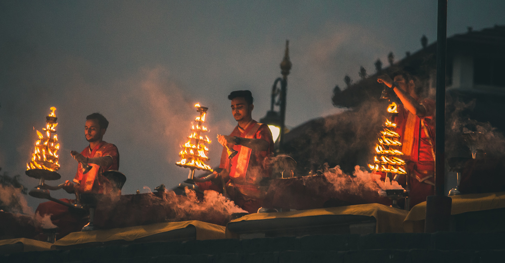 Ganga Aarti ceremony